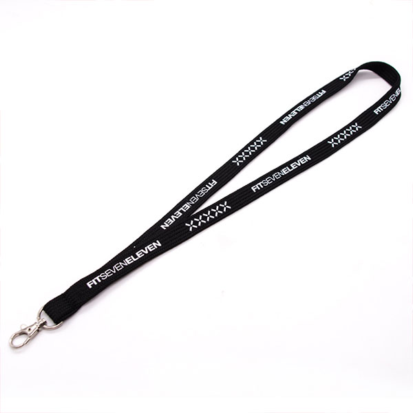 Customrized Silkscreen Tuber Polyester Lanyards with Two Layer Neck Strap