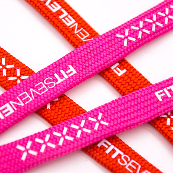 Customrized Silkscreen Tuber Polyester Lanyards with Two Layer Neck Strap