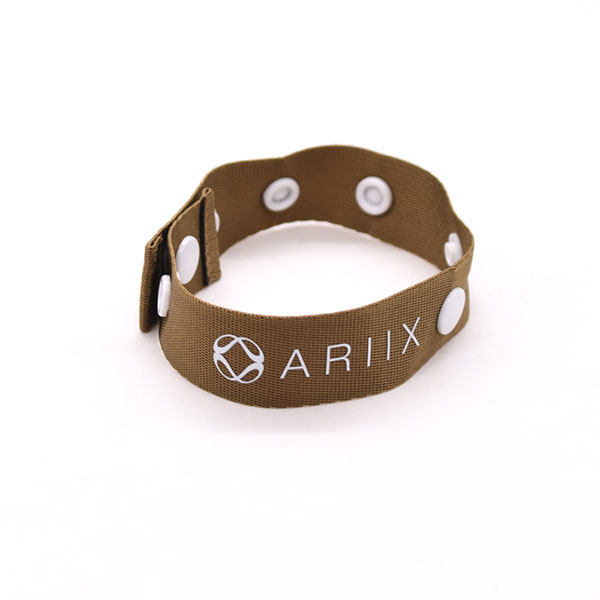Party Custom Barrel Lock Wristbands Plain Fabric Festival Cloth Entrance Ticket Event Satin Wristband