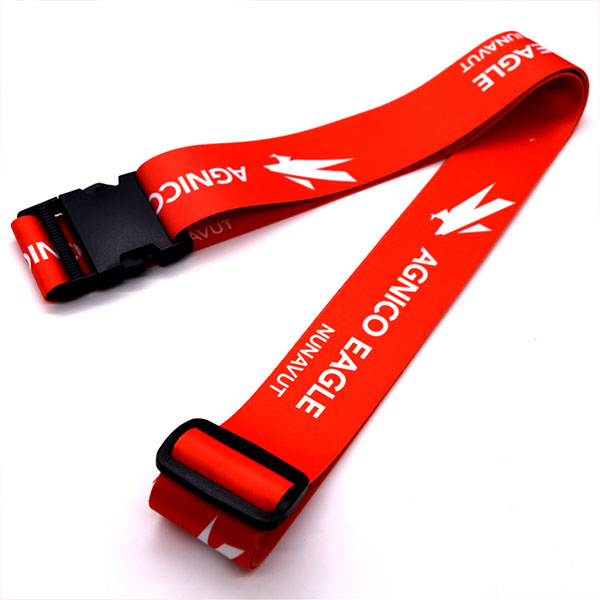Custom Sublimation Printing Heavy Duty Polyester Suitcase Luggage Strap