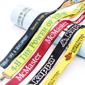 Custom Woven Jacquard Lanyards with For Promotion Gifts